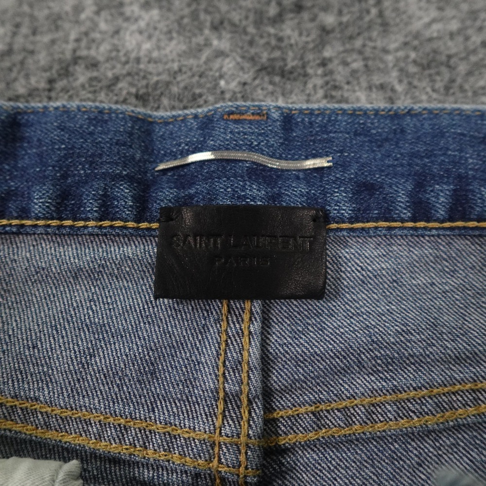 Saint Laurent Paris D02 M/SK-LW Skinny Jeans Men's 29 Made in Japan Blue Denim - Picture 5 of 13